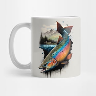 Cutthroat Trout By The Mountains Mug